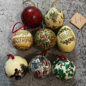 🧡3/15 Christmas Ornaments x 8